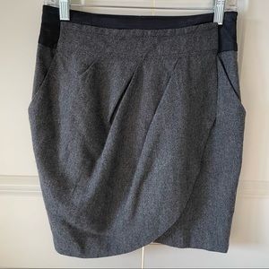 McGinn Knightsbridge Wool Gray Skirt Size 38